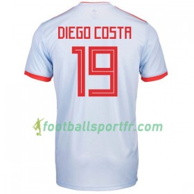 Tenue Espagne Diego Costa 19 Exterieur Coupe du monde 2018 Maillot de Foot
